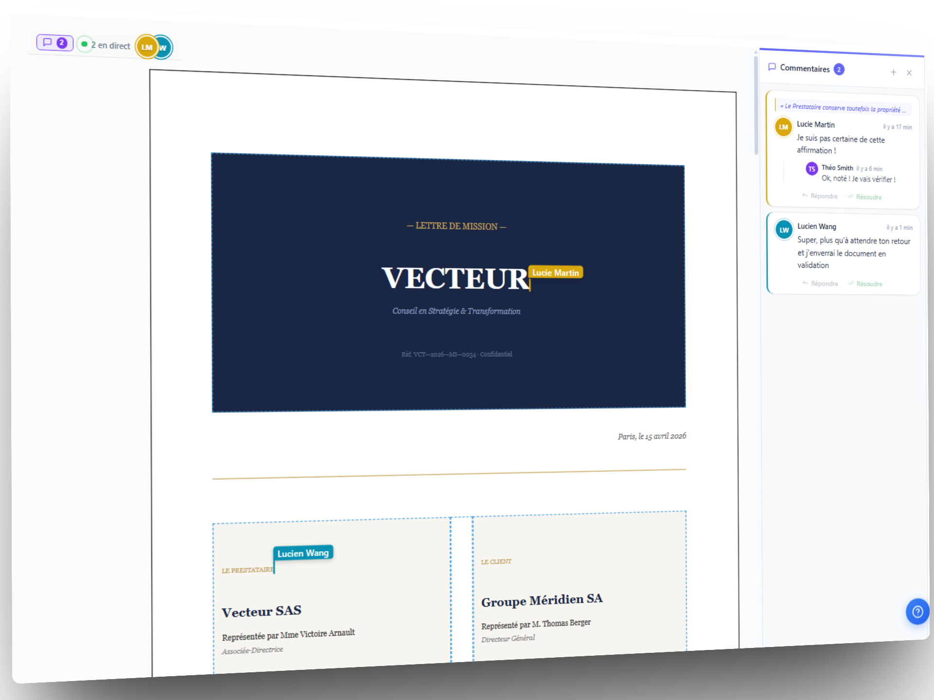 Édition collaborative en temps réel sur Charta